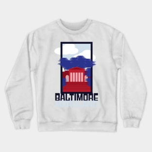 Baltimore Skyline T-Shirt Crewneck Sweatshirt